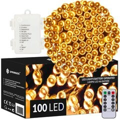 Girlianda CL4034, 100 LED, 105 cm kaina ir informacija | Girliandos | pigu.lt