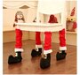 Stalo / kėdės dekoracija "Kalėdų Senelio batai", 4 vnt. kaina ir informacija | Kalėdinės dekoracijos | pigu.lt