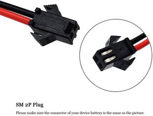 Перезаряжаемый Ni-MH аккумулятор, 1 шт. 6V AA батарея, батареи высокой емкости 2400 мАч, SM 2P RC лодка RC разъем шины + USB кабель цена и информация | Смарттехника и аксессуары | pigu.lt