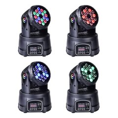 Светодиодная движущаяся голова LIGHT4ME COMPACT MOVING HEAD 18x3 Вт RGB  цена и информация | Праздничные декорации | pigu.lt