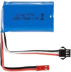 1 vnt. įkraunamas lipo akumuliatorius (6,4 V 750 mAh), skirtas A959-A A969-A A979-A K929-A RC sunkvežimiui 16500 kaina ir informacija | Išmanioji technika ir priedai | pigu.lt