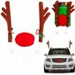 Kalėdinė automobilio dekoracija - Elnio ragai цена и информация | Kalėdinės dekoracijos | pigu.lt