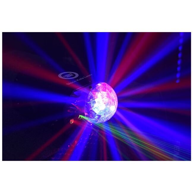 LIGHT4ME DISCO BALL LASER daugiafunkcinis LED šviestuvas kaina ir informacija | Dekoracijos šventėms | pigu.lt