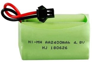 1 vnt. 4,8 V AA akumuliatoriaus, 2400 mAh įkraunamas Ni-MH akumuliatorius, SM 2P kištukas, skirtas HY800 F1 F3 RC valčiai RC autobusui su SM 2P USB įkrovimo kabeliu kaina ir informacija | Išmanioji technika ir priedai | pigu.lt