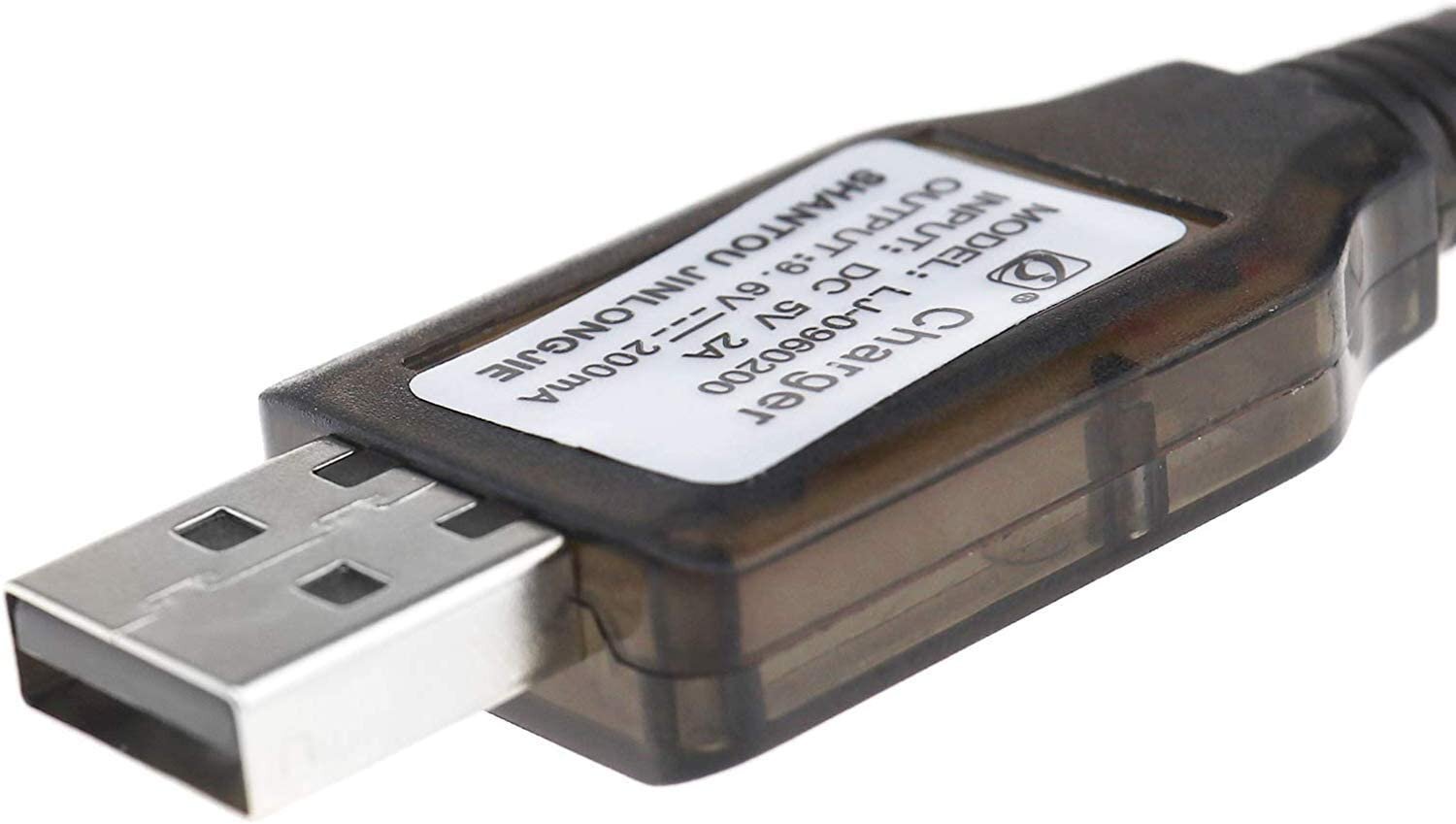 1 vnt. 9,6 V Ni-MH Ni-CD akumuliatoriaus įkraunama 200 mA USB maitinimo šaltinis DC 5 V įkroviklio adapterio jungtis su L6.2-2P lizdu, skirta nuotolinio valdymo RC automobilių valtims kaina ir informacija | Išmanioji technika ir priedai | pigu.lt