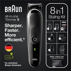 Машинка для стрижки волос Braun, MGK 5380 цена и информация | Машинки для стрижки волос | pigu.lt