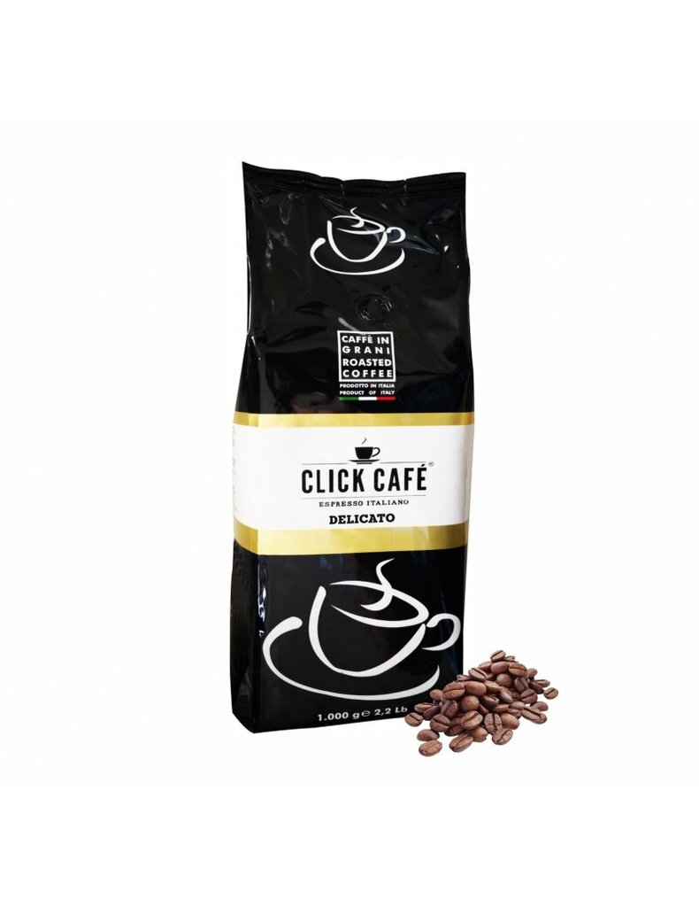 Clickcafe Delicato kavos pupelės, 1 kg kaina ir informacija | Kava, kakava | pigu.lt