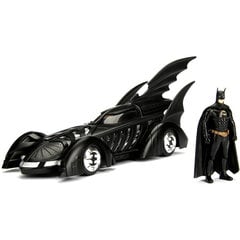 Металлический автомобиль DC Comics, Batman Forever Batmovil + набор фигурок цена и информация | Игрушки для мальчиков | pigu.lt