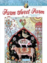 Creative Haven Farm Sweet Farm Coloring Book kaina ir informacija | Knygos mažiesiems | pigu.lt