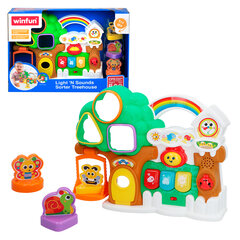 Музыкальная игрушка-сортер Winfun Treehouse цена и информация | Развивающие игрушки | pigu.lt