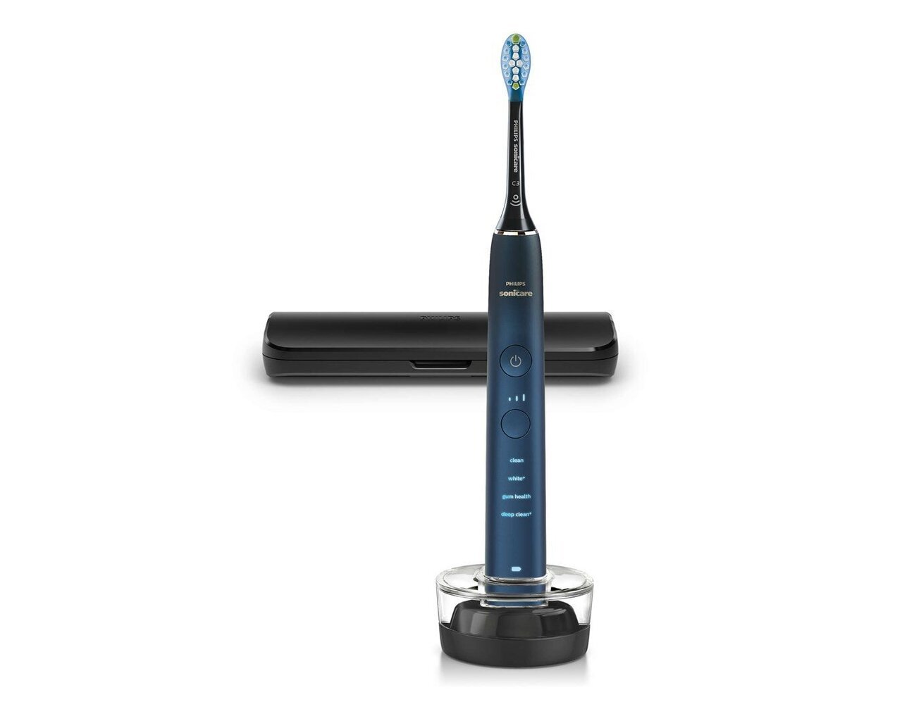 Электрическая зубная щетка Philips Sonicare DiamondClean HX9911/88 Зубная  щетка Sonic для взрослых Черный, Синий цена | pigu.lt