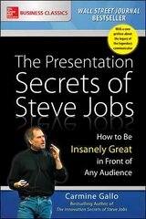 Presentation Secrets of Steve Jobs: How to Be Insanely Great in Front of Any Audience: How to Be Insanely Great in Front of Any Audience цена и информация | Книги по экономике | pigu.lt