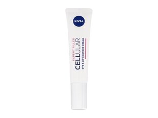 Paakių ir lupų kremas Nivea Hyaluron Cellular Expert Filler Eyes & Lips Contour Cream, 15 ml kaina ir informacija | Paakių kremai, serumai | pigu.lt