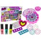 Nagų formavimo rinkinys vaikams Leantoys Little Ladies Nail Art Studio цена и информация | Žaislai mergaitėms | pigu.lt