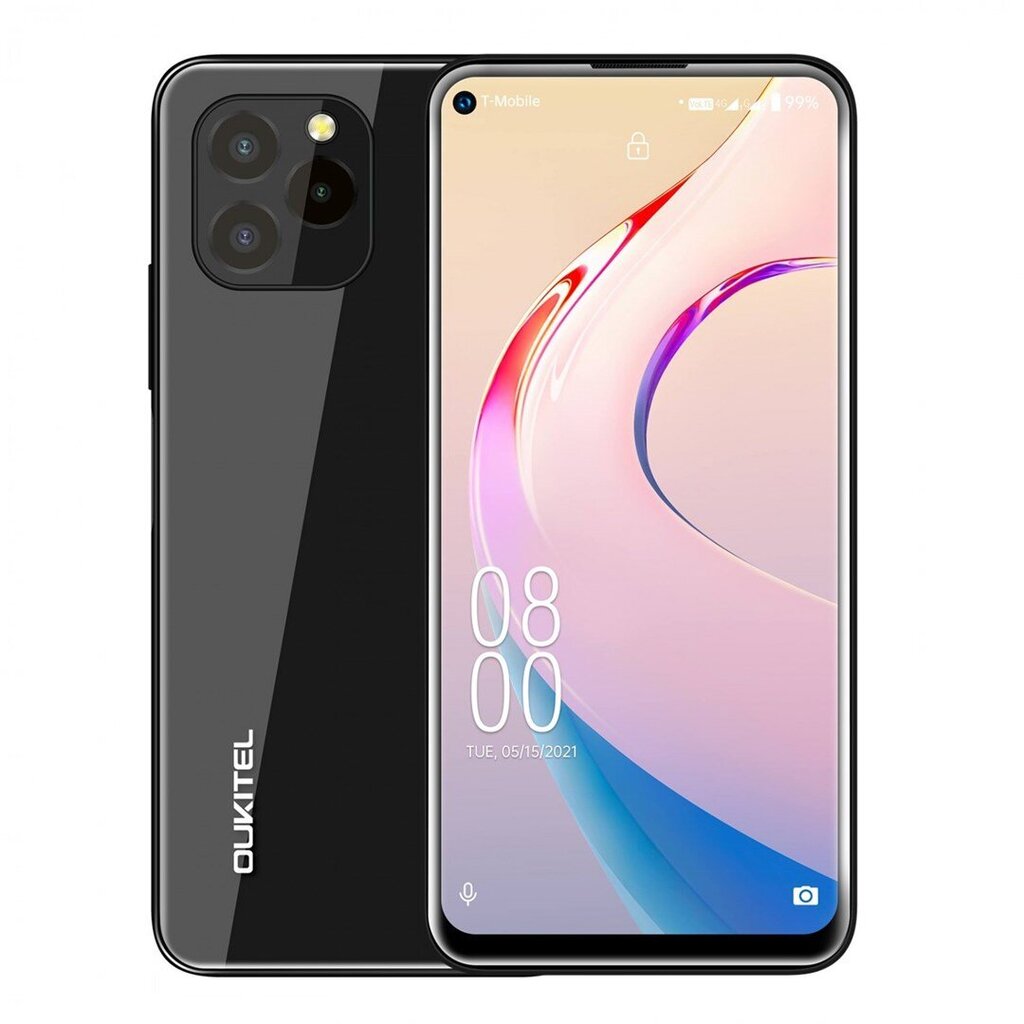 Телефон Oukitel C21 Pro, Dual SIM, 4ГБ/64ГБ, черный цена | pigu.lt