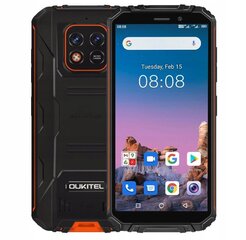 Oukitel WP18, две SIM-карты, 4 ГБ/32 ГБ, оранжевый цвет цена и информация | Мобильные телефоны | pigu.lt