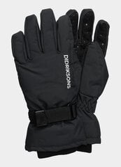Перчатки Didriksons Biggles Gloves, черные цена и информация | Зимняя одежда для детей | pigu.lt