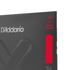 Stygos klasikinei gitarai D'Addario Nylon Silver Plated Cooper XTC45 kaina ir informacija | Priedai muzikos instrumentams | pigu.lt