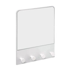 Настенное зеркало 5five, рекламный материал на дверь, белый (50 x 37 x 6 cм) цена и информация | Зеркала | pigu.lt