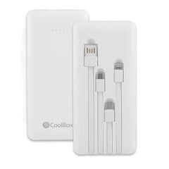 Powerbank CoolBox COO-PB10K-C1 цена и информация | Зарядные устройства Power bank | pigu.lt