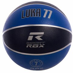 Баскетбольный мяч Rox Luka 77, синий, 7 цена и информация | Баскетбольные мячи | pigu.lt