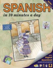 SPANISH in 10 minutes a day (R): New Digital Download kaina ir informacija | Užsienio kalbos mokomoji medžiaga | pigu.lt