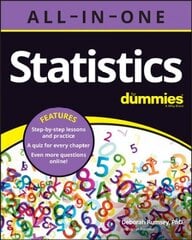Statistics All-in-One For Dummies (plus Chapter Quizzes Online) kaina ir informacija | Ekonomikos knygos | pigu.lt
