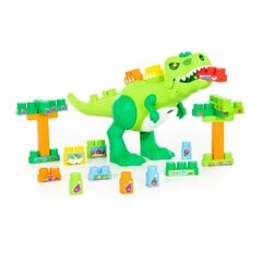 Dinozauro kaladėlių rinkinys, 30 vnt kaina ir informacija | Žaislai berniukams | pigu.lt