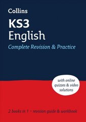 KS3 English All-in-One Complete Revision and Practice: Ideal for Years 7, 8 and 9 цена и информация | Книги для подростков  | pigu.lt