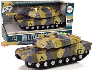 Karinis tankas, rudas kaina ir informacija | Žaislai berniukams | pigu.lt