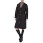 Moteriškas dygsniuotas paltas, juodas kaina ir informacija | Paltai moterims | pigu.lt