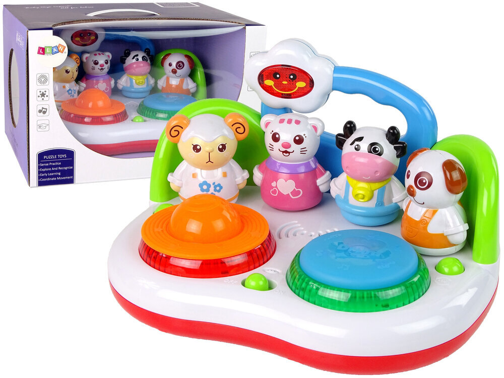 Su gyvūnų garsais ir šviesomis muzikinis žaidimas kaina ir informacija | Žaislai kūdikiams | pigu.lt
