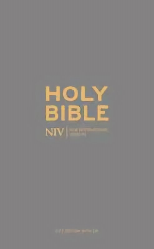 NIV Pocket Charcoal Soft-tone Bible with Zip kaina ir informacija | Dvasinės knygos | pigu.lt