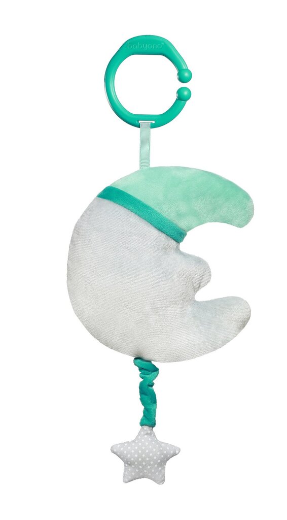 Minkštas žaislas mėnulis BabyOno su melodija 610 kaina ir informacija | Žaislai kūdikiams | pigu.lt