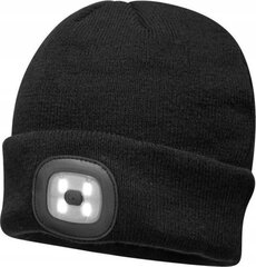 Megzta kepurė Portwest Beanie B029, pilka цена и информация | Защита для головы | pigu.lt