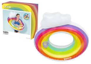 Plaukimo ratas Bestway Rainbow Dreams, Ø 107 cm kaina ir informacija | Pripučiamos ir paplūdimio prekės | pigu.lt