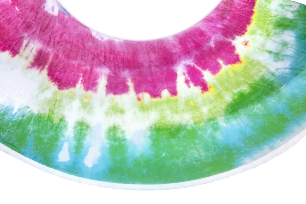 Plaukimo ratas Bestway Tie Dye, 118cm цена и информация | Pripučiamos ir paplūdimio prekės | pigu.lt