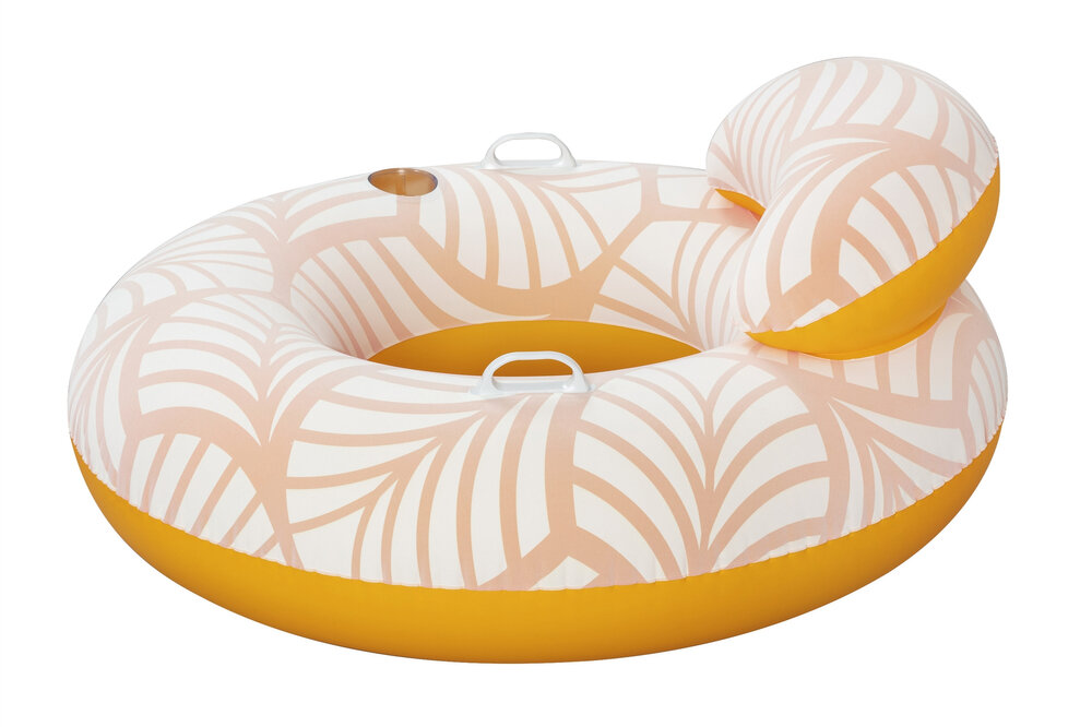Plaukimo ratas Bestway Comfort Plush, 118 x 117 cm kaina ir informacija | Pripučiamos ir paplūdimio prekės | pigu.lt