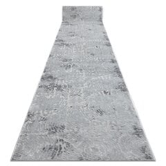 Rugsx ковровая дорожка Mefe 6182, серая, 100 см цена и информация | Ковры | pigu.lt
