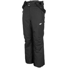 Лыжные штаны для девочки 4F, черный, HJZ22 JSPDN001 20 цена и информация | Зимняя одежда для детей | pigu.lt