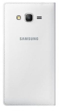 Atverčiamas dėklas Flip Wallet skirtas Samsung Galaxy Grand Prime (G530), Balta kaina ir informacija | Telefono dėklai | pigu.lt