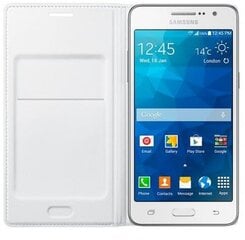 Чехол-книжка Flip Wallet для Samsung Galaxy Grand Prime (G530), Белый цена и информация | Чехлы для телефонов | pigu.lt