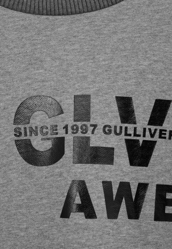 Gulliver bluzonas mergaitėms, pilkas kaina ir informacija | Megztiniai, bluzonai, švarkai mergaitėms | pigu.lt