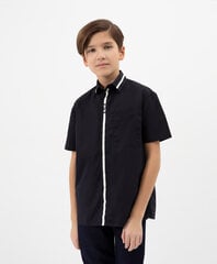 Синяя рубашка с коротким рукавом для мальчиков «Gulliver», 116*60*54 cm цена и информация | Рубашка для мальчиков | pigu.lt