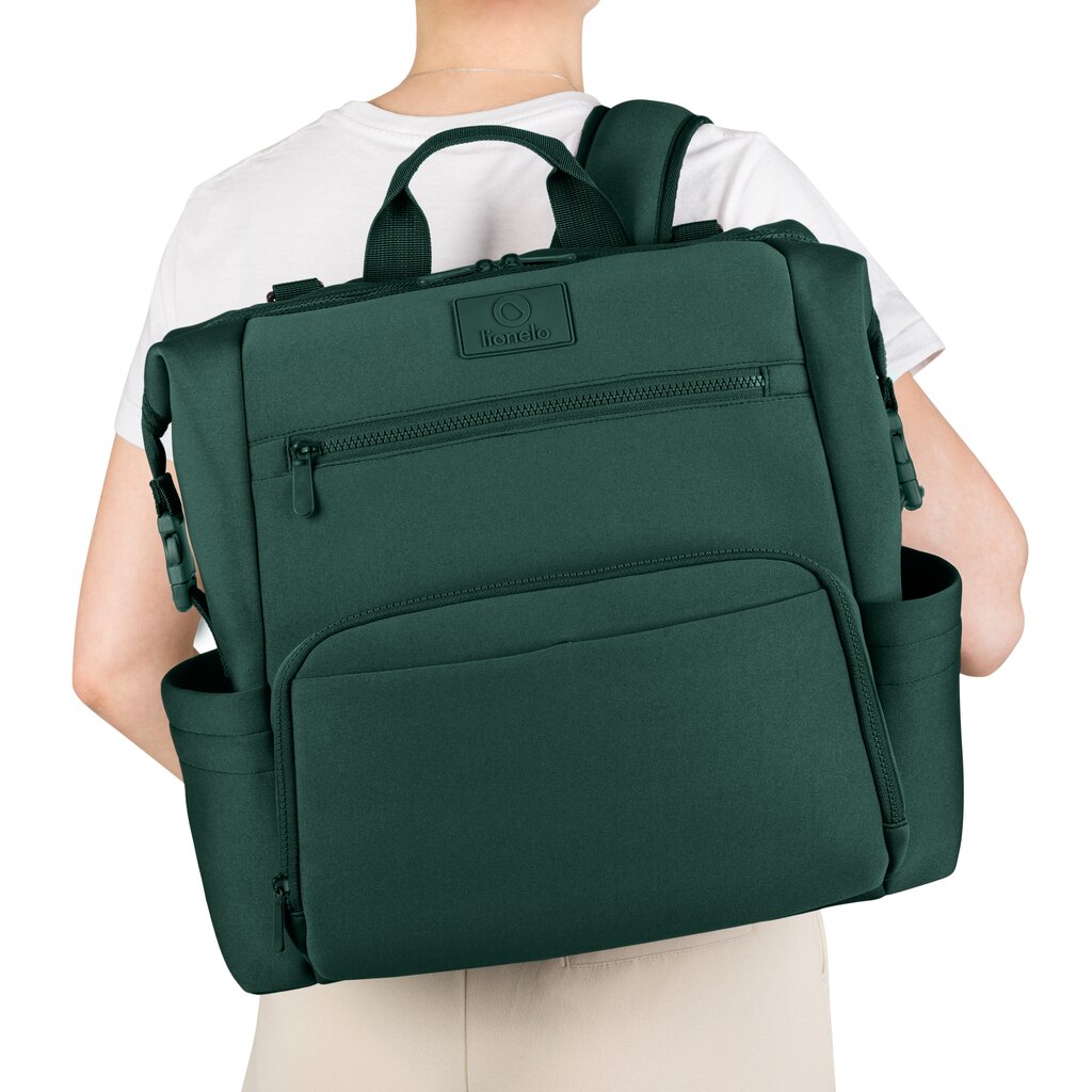 Mamos krepšys Lionelo Cube, green forest kaina ir informacija | Vežimėlių priedai | pigu.lt