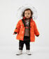 Gulliver žieminis paltas mergaitėms, oranžinės spalvos kaina ir informacija | Žiemos drabužiai vaikams | pigu.lt