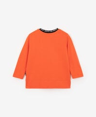 Gulliver marškinėliai ilgomis rankovėmis mergaitėms, oranžinės spalvos kaina ir informacija | Marškinėliai mergaitėms | pigu.lt