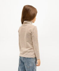 Gulliver megztinis aukštu kaklu mergaitėms, smėlio spalvos kaina ir informacija | Megztiniai, bluzonai, švarkai mergaitėms | pigu.lt