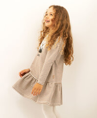 Платье Gulliver для девочки, бежевый цвет цена и информация | Платья для девочек | pigu.lt