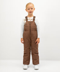Gulliver puskombinezonis mergaitėms, rudos spalvos kaina ir informacija | Žiemos drabužiai vaikams | pigu.lt